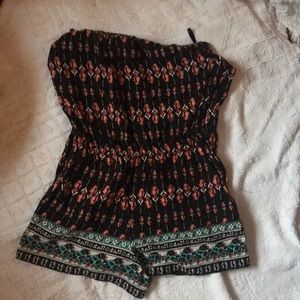 Multicolored romper